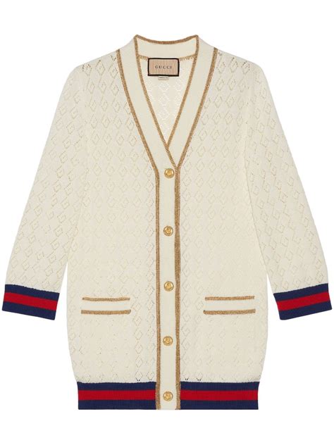 gucci cardigan damen|gucci cardigan sale.